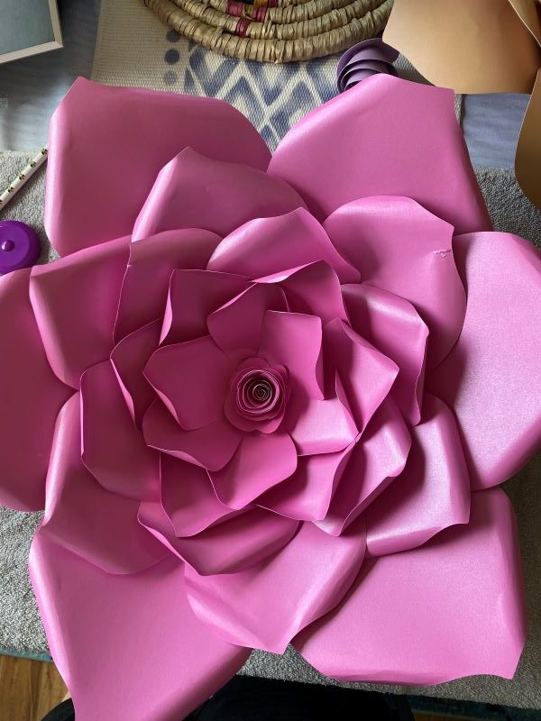 Large Paper Flower Project