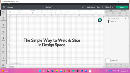 The Simple Way to Weld & Slice in Design Space