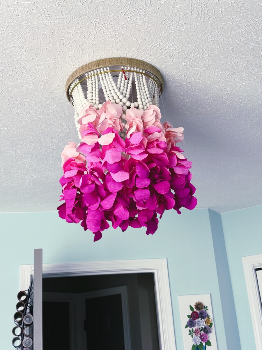 How to Make a Wisteria Light Fixture