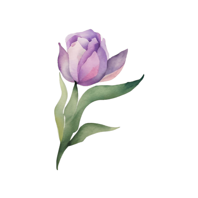 Watercolor Blooms Clipart (40) - Image 6