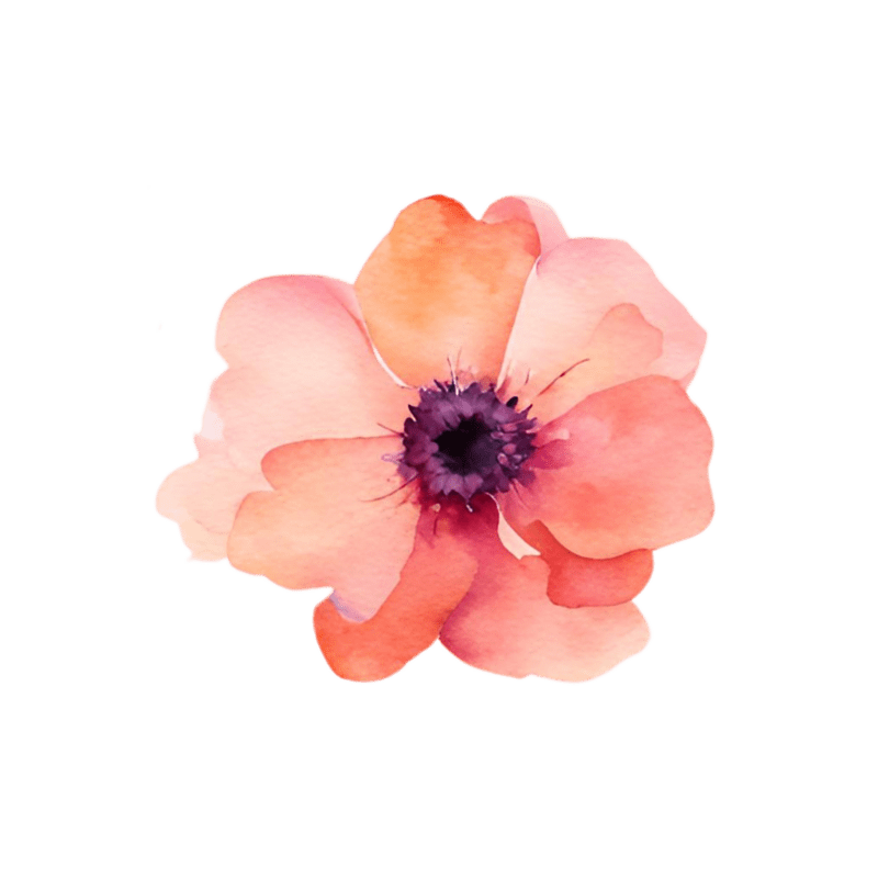 Watercolor Blooms Clipart (40) - Image 3