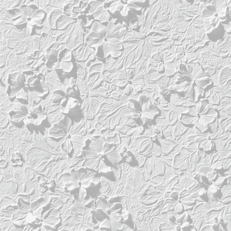 All-White Embossed Floral Digital Paper Pack - Image 3